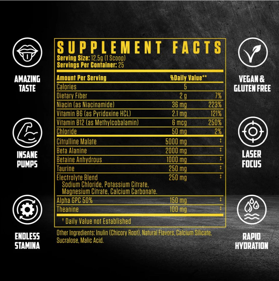 HydraPump Pre-Workout | Stimulant-Free Pineapple | WMN PWR