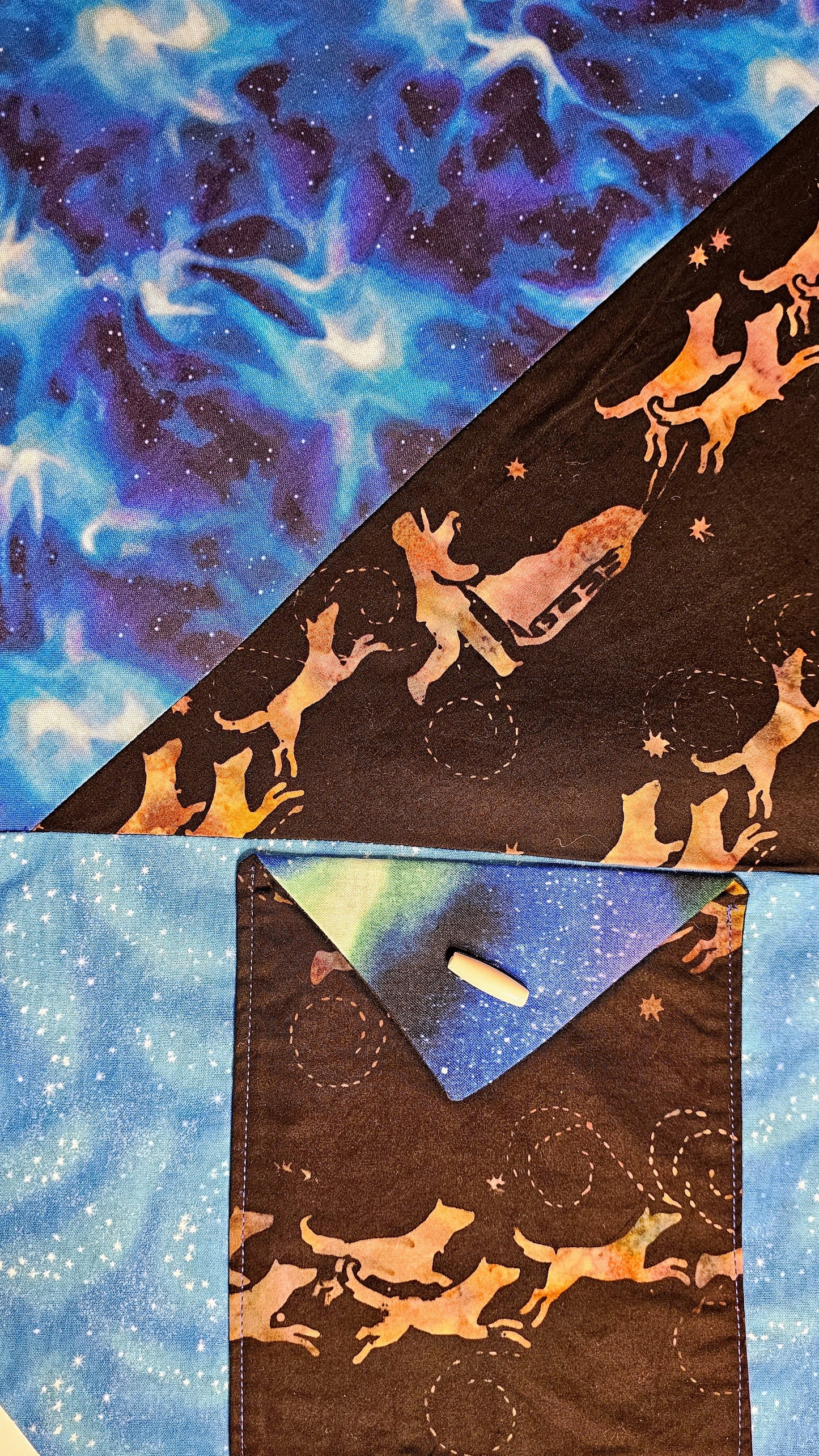 Alaskan Iditarod And Aurora Borealis Apron By Artful Kitchen Wear