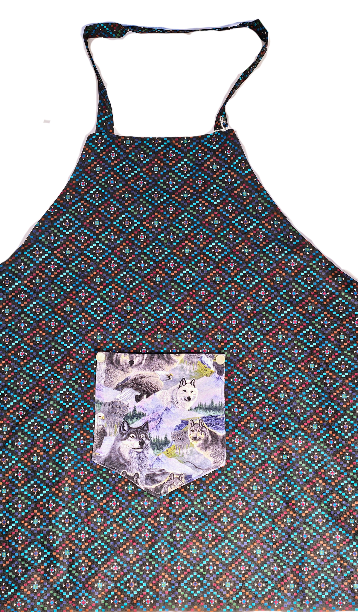 Eagles And Wolves Of Alaska Apron By Artful Kitchen Wear