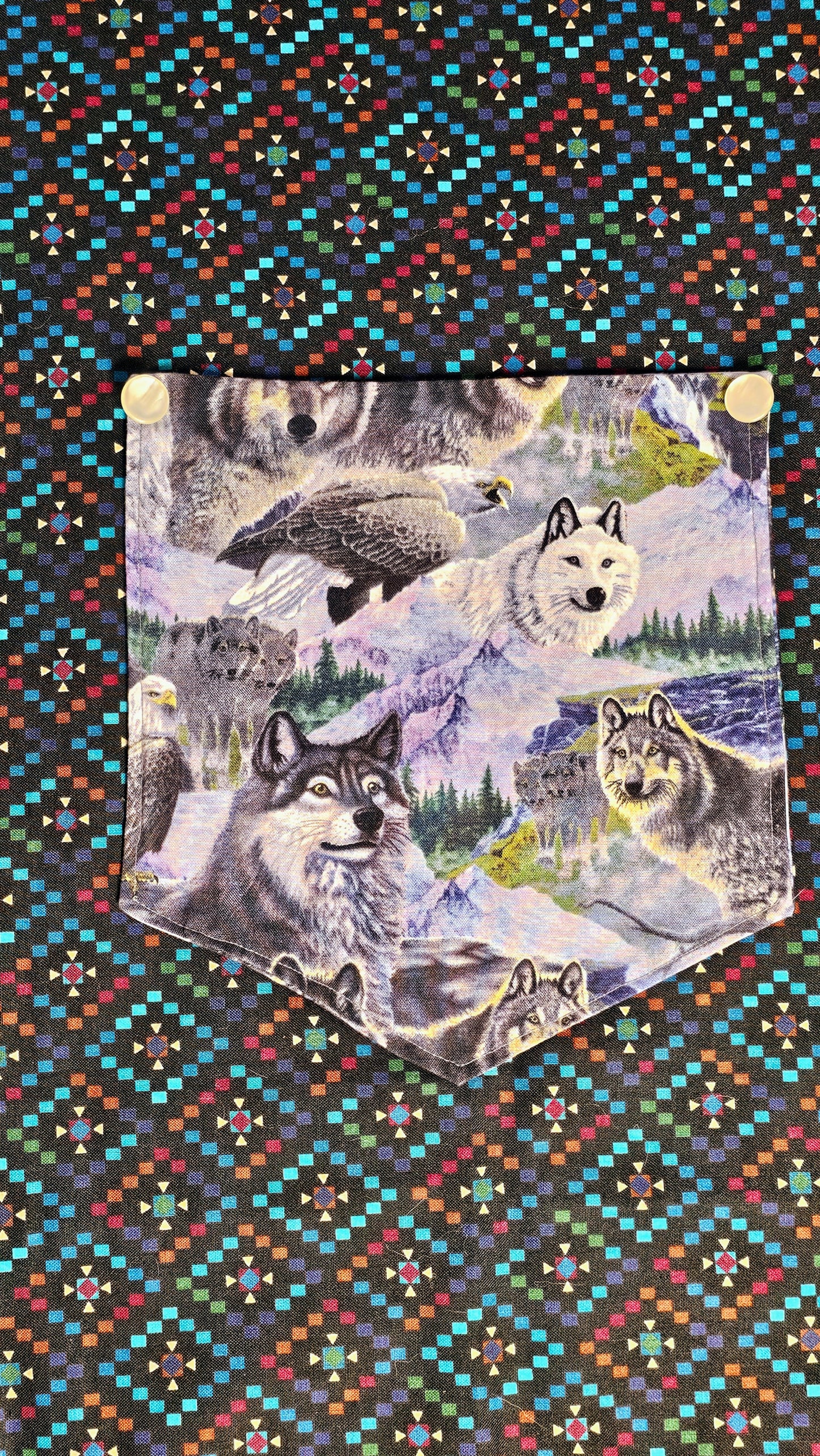 Eagles And Wolves Of Alaska Apron By Artful Kitchen Wear