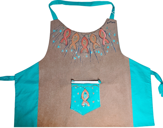 Fishing In Alaska Apron By Artful Kitchen Wear