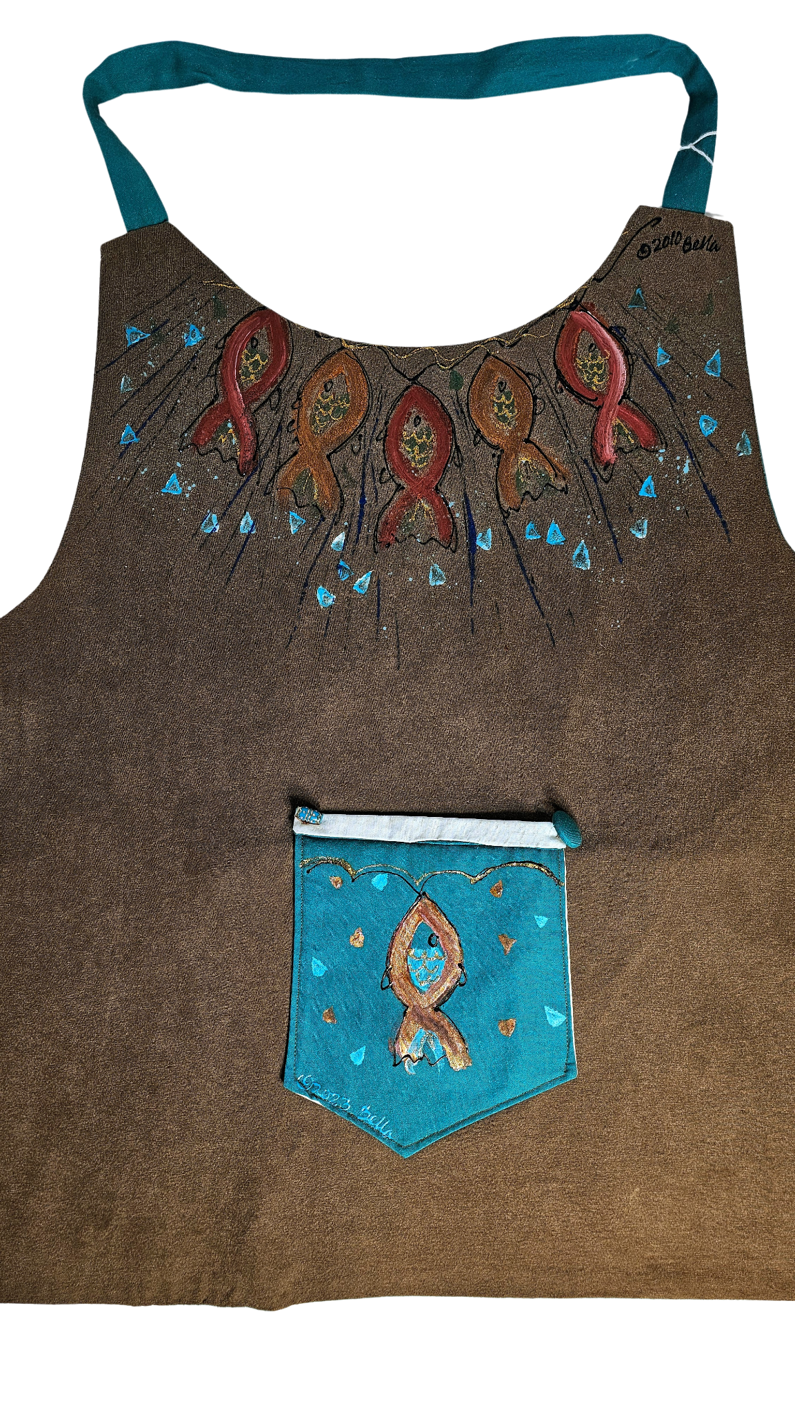 Fishing In Alaska Apron By Artful Kitchen Wear
