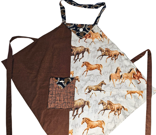 Horsing Around In The Kitchen Apron By Artful Kitchen Wear