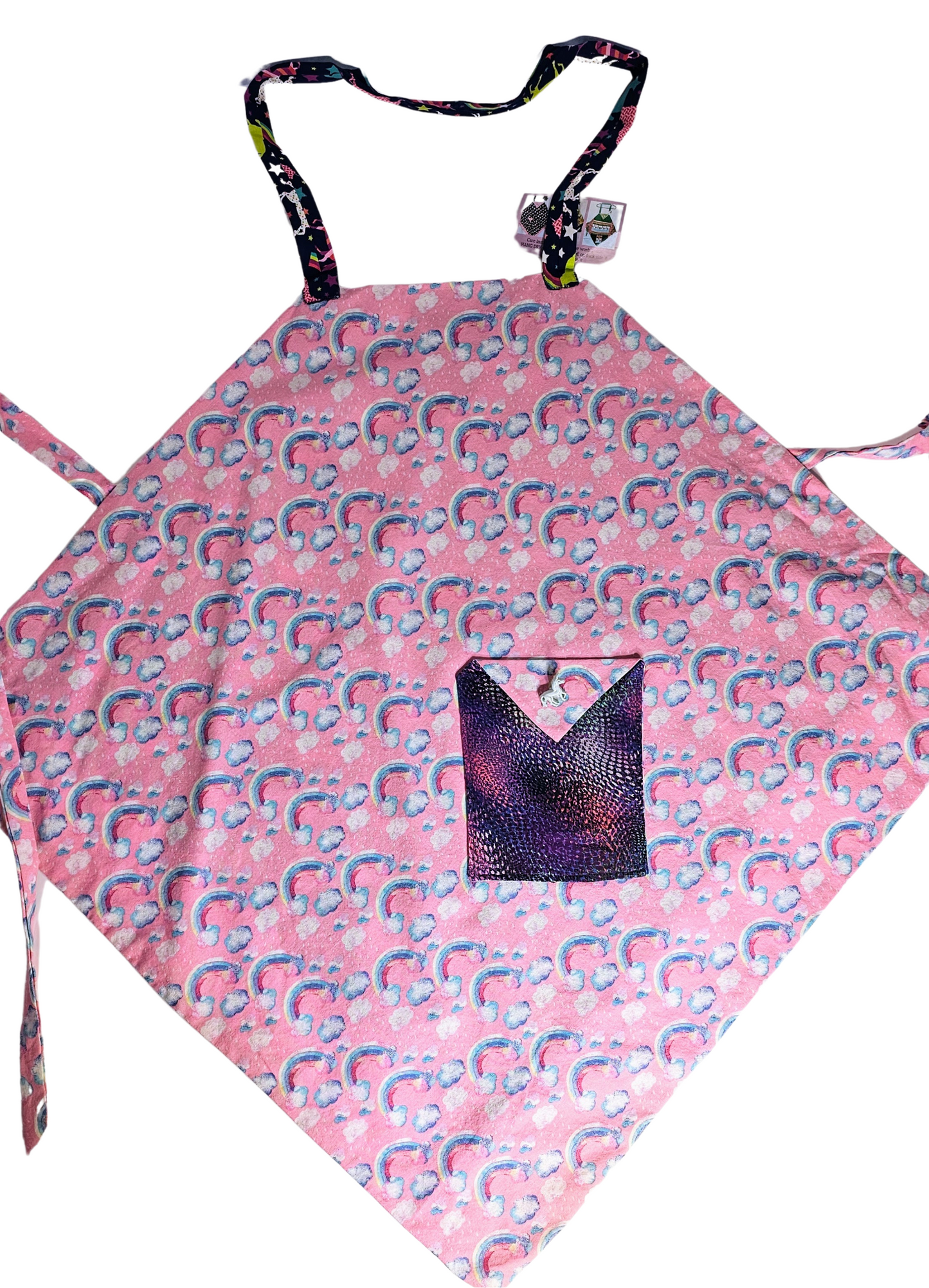 It's A Wondrous World Of Unicorns Apron By Artful Kitchen Wear