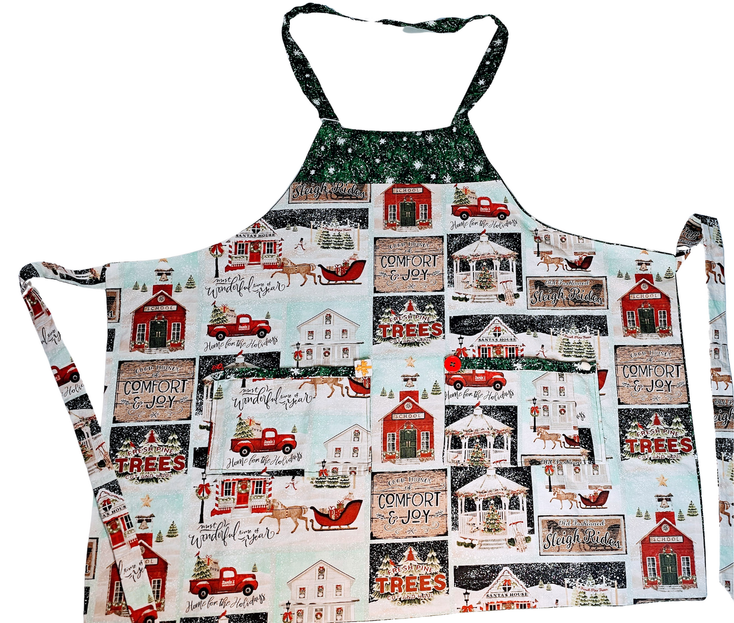 Yes! It Must Be A Wonderful Time Of The Year Apron by Artful Kitchen Wear