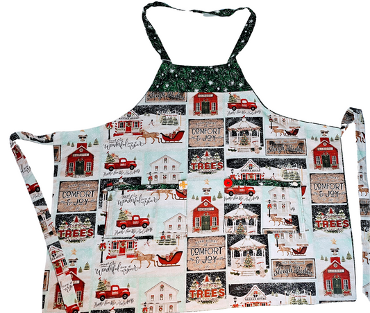 Yes! It Must Be A Wonderful Time Of The Year Apron by Artful Kitchen Wear