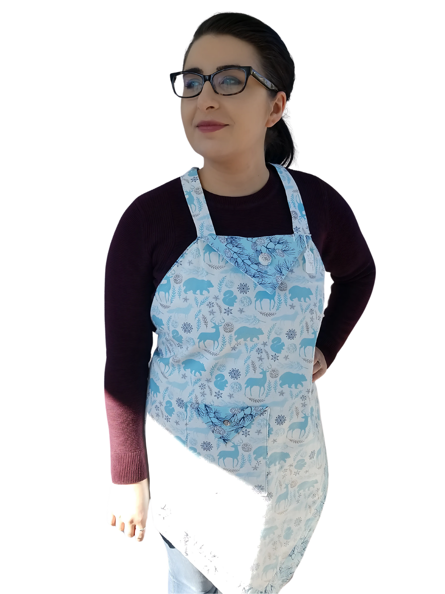 Eagles And Wolves Of Alaska Apron By Artful Kitchen Wear