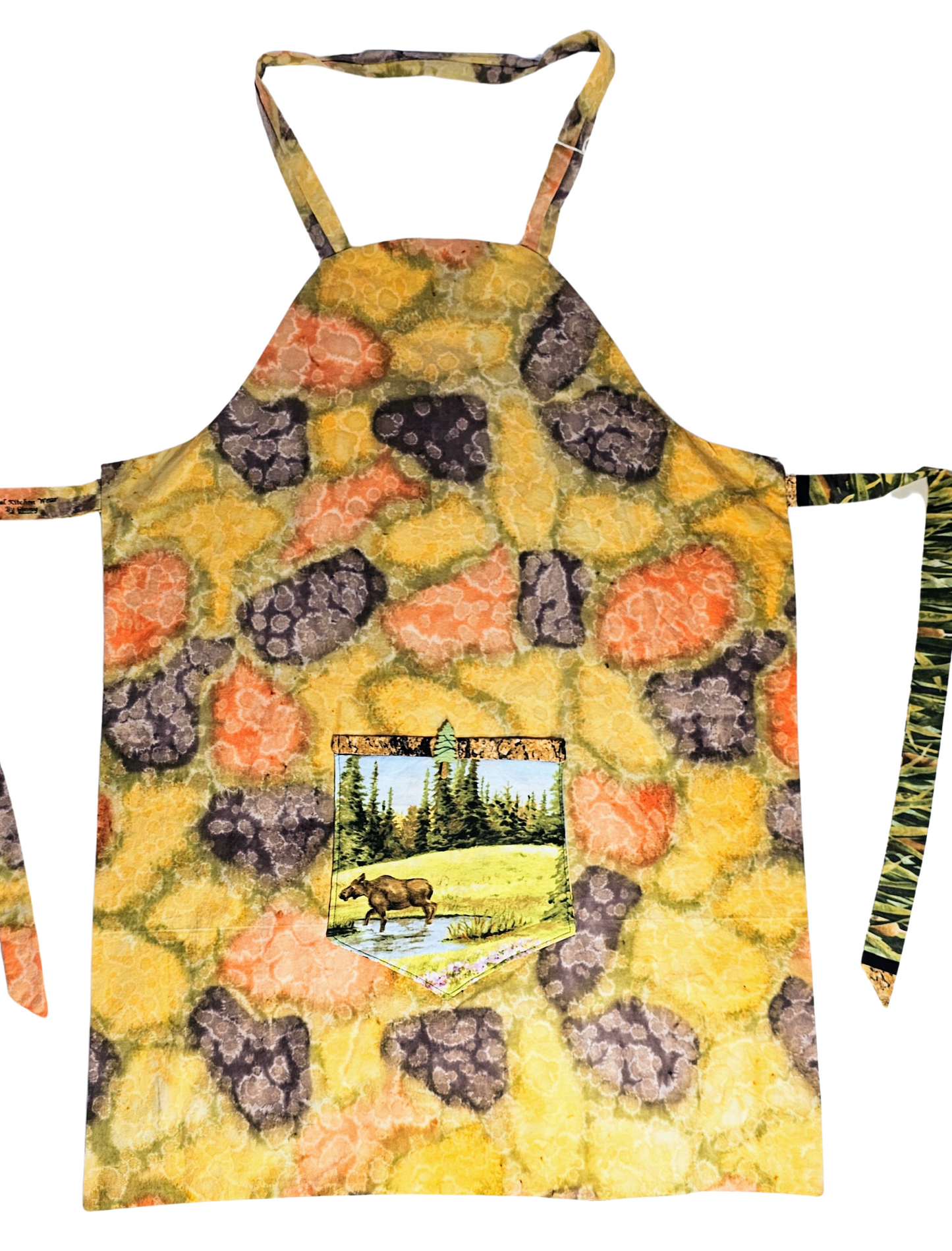 Moose On The Loose Apron By Artful Kitchen Wear