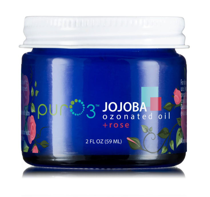 PureO3 Ozonated Jojoba Oil with Rose - Organic Moisturizer | WMN PWR Fitness