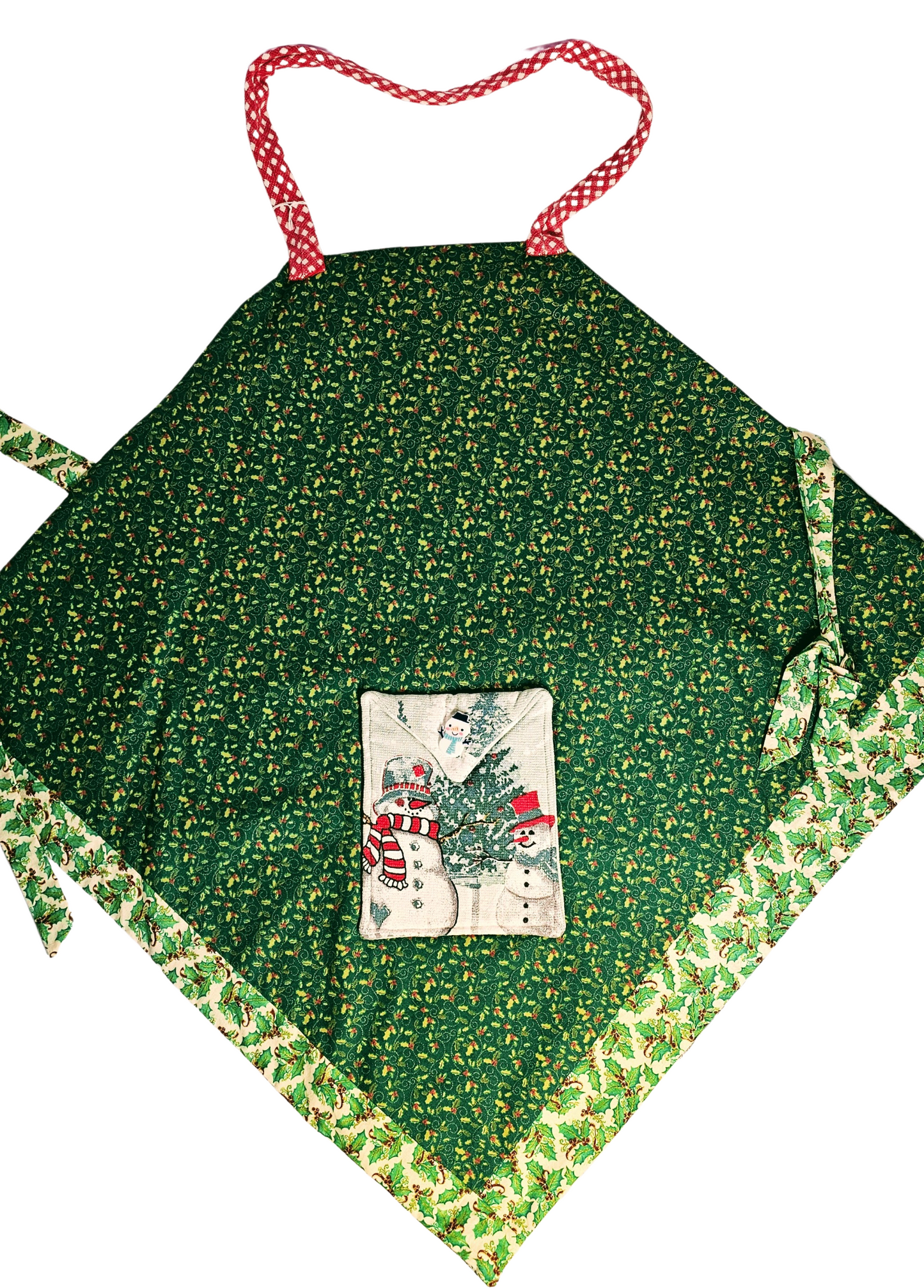Snowman And Snowladies Love Alaska Apron By Artful Kitchen Wear