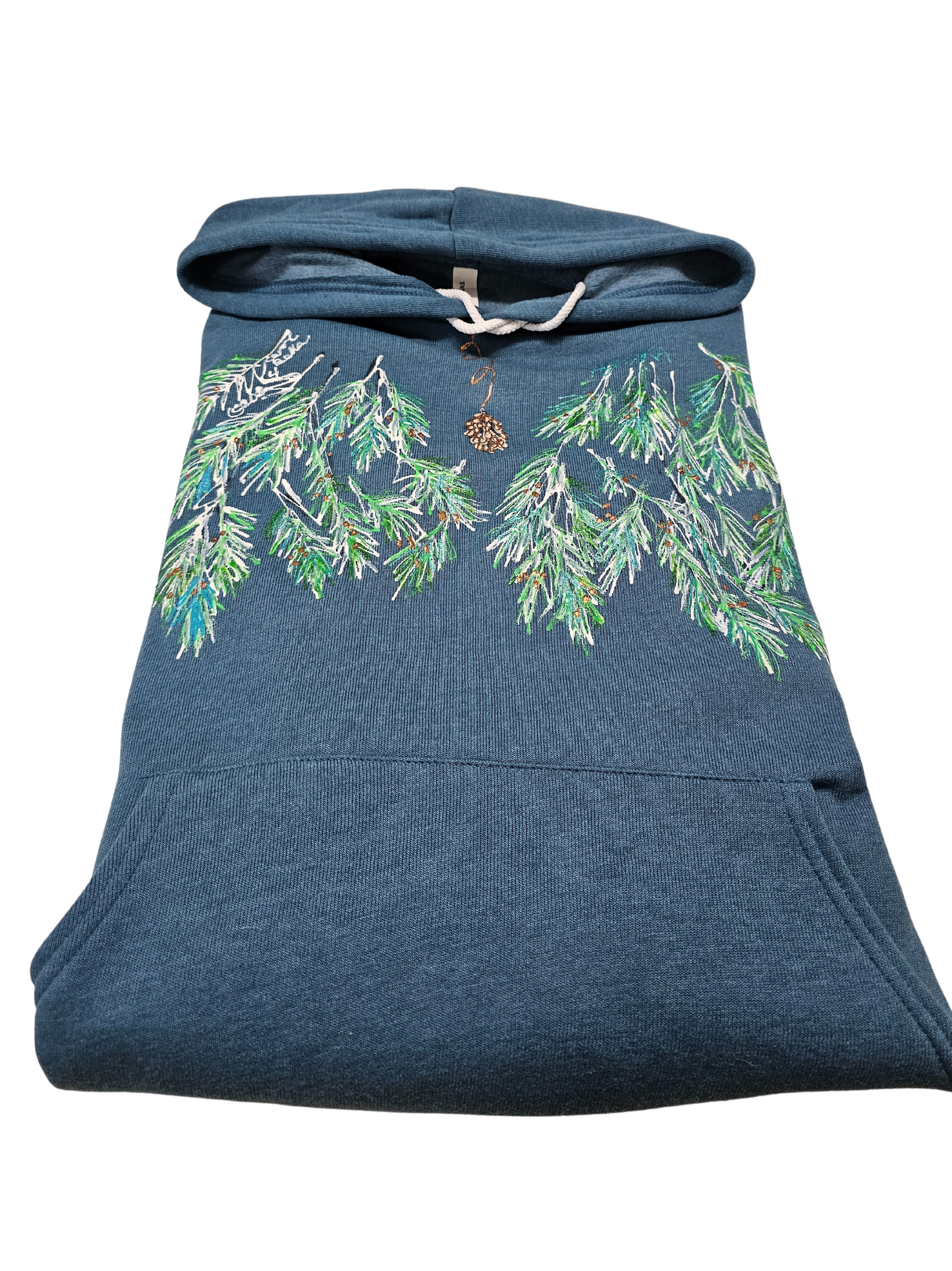 Spruce Tip Necklace Sweatshirt By Bella Art To Wear