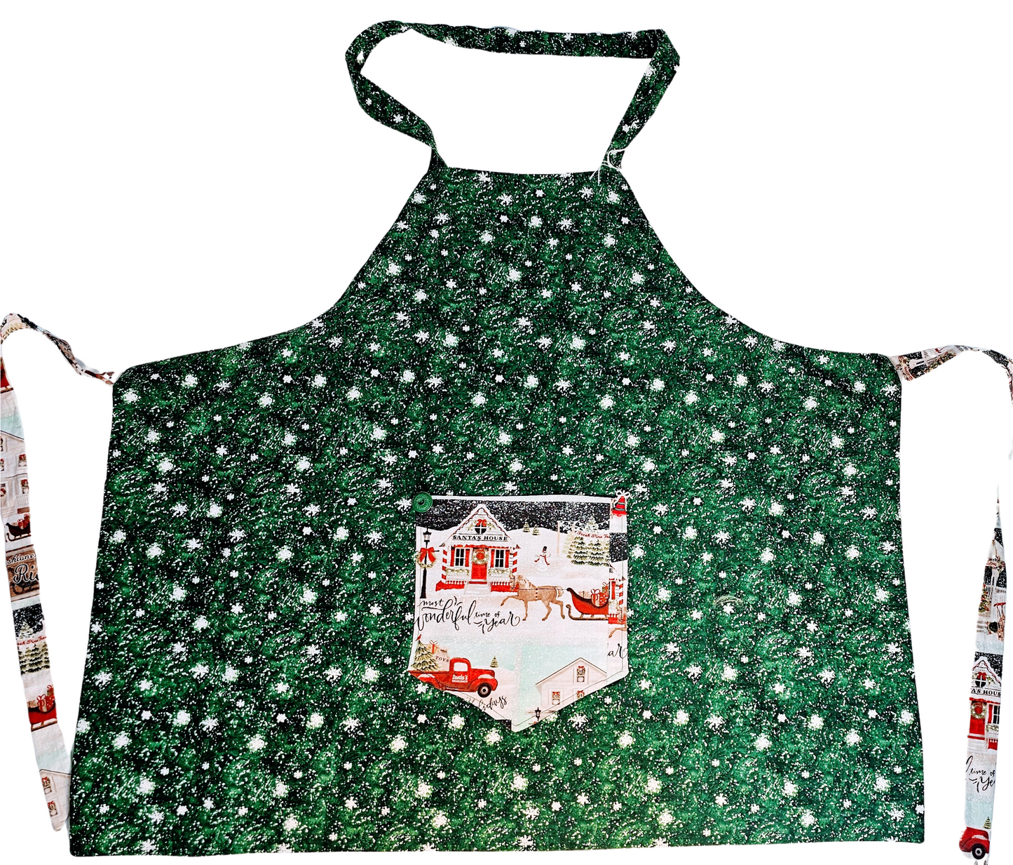 Yes! It Must Be A Wonderful Time Of The Year Apron by Artful Kitchen Wear