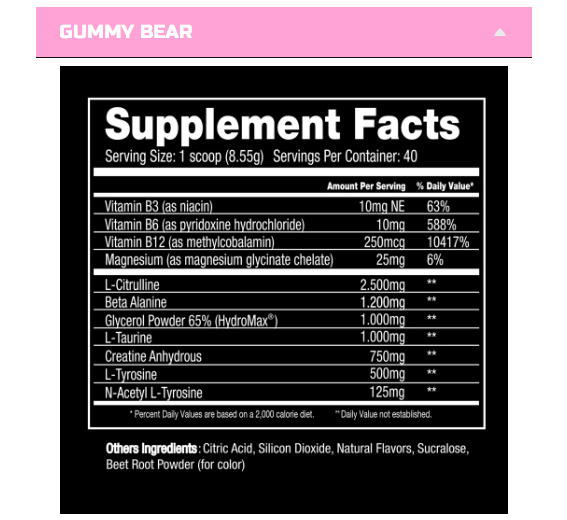 Project #1 AMP-Nox Pump Pre-Workout