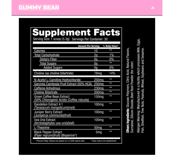 Project #1 Embrax Thermogenic Pre-Workout